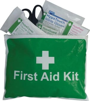 picture of Motor Vehicle Small First Aid Kit in Vinyl Zipper Wallet - [SA-K3503SM] - (DISC-R)