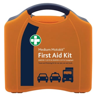 picture of Medium First Aid Motokit - In Orange Large Compact Aura Box - [RL-3011]