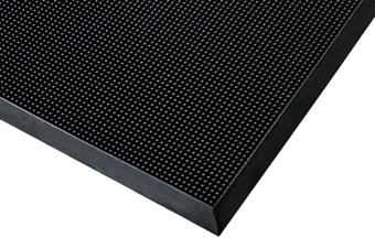 Picture of Fingerbrush Heavy-duty Entrance Mat Black - 90cm x 180cm - [BLD-FB3672]