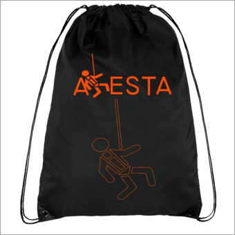 picture of ARESTA - Drawstring Pump Bag - Black - [XE-OPB]