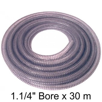 picture of Wire Reinforced Suction Hose - 1.1/4" Bore x 30 m - [HP-FX125/30]
