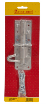 Picture of Centurion Galvanised Brenton Heavy Padlock Bolt 1 A Pattern - 150mm (6") - [CI-DB10P]