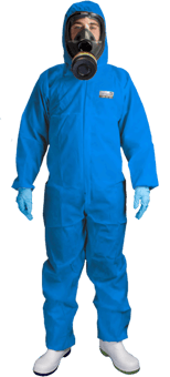 picture of Chemsplash Xtreme SMS 50 Anti-Static Blue Coverall Type 5/6 - [BG-2503-BLUE]