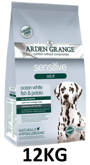 picture of Arden Grange - 12kg Sensitive Adult Dog Food Fish & Potato - [CMW-AGDS000]- (DISC-X)