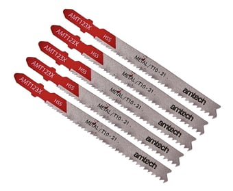 picture of Amtech 5pc Metal Jigsaw Blade Set - AMT123X - [DK-M1617]