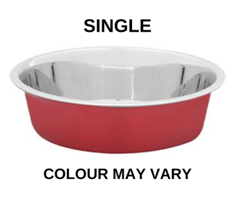 picture of Smart Choice Metallic Anti-Skid Pet Bowl Assorted Colours 1600ml - [PD-SC1361] - (DISC-R)