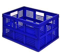 Picture of Blue 45 Litre Folding Really Useful Box - 570 x 390 x 285 mm - [UB-FOLBL45-BLU]