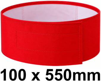 picture of Yoko Red Waterproof Arm Band - 10 x 55cm - L/XL - [YO-HVW066-RED-L/XL]