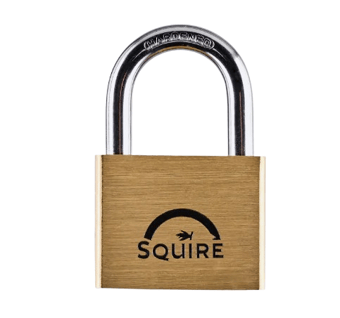 picture of Squire 50mm Premium Brass Padlock - 5 Pin Double Locking - [SQR-LN5]