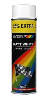 picture of Motip White Matt Acrylic Paint - 500ml - [SAX-M04002]