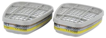 Picture of 3M - Pair of ABE1 Combination Filter Cartridges - For 6000 7502 and 6900 Masks - [3M-6057]