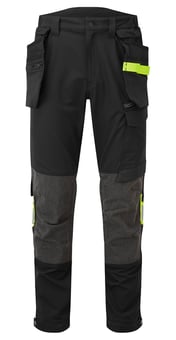 Picture of Portwest EV440 - EV4 Stretch Detachable Holster Trousers - Black - Regular Leg - PW-EV440BKR
