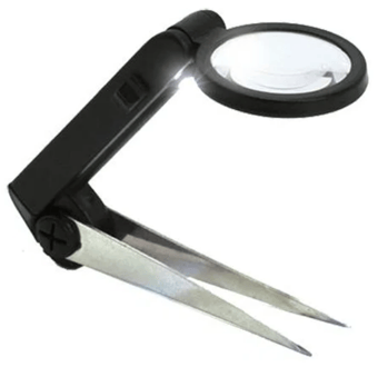 picture of Lifemax LED Tweezers With Magnifier - [LM-1154]