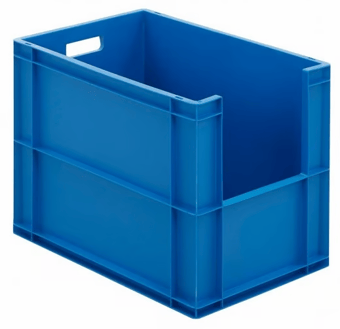 Picture of BiGDUG Euro Stacking Pick Bin - 450h x 400w x 600d mm - 84L - Blue - Box Deal of 10 - [IH-BDU-BNBPB4644B] - (LP)