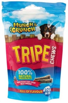 picture of Munch & Crunch Tripe Chews Dog Treats 200g - [PD-MC0069]