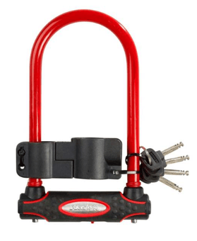 Picture of Master Lock U Bar Gold Sold Secure - 280mm H x 110mm C x 13mm Dia - Red - [SO-HA00615]