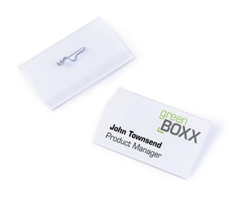 Picture of Durable Name Badge with Pin 54 X 90 mm - Pack of 50 - [DL-800419]