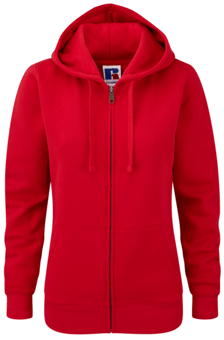 Picture of Russell Ladies' Authentic Zipped Hood - CLASSIC RED - BT-266F-CLRED