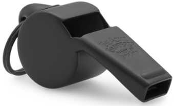 picture of Acme 59.5 Thunderer Whistle - Black - 114dBA - [AC-59.5-BLACK]