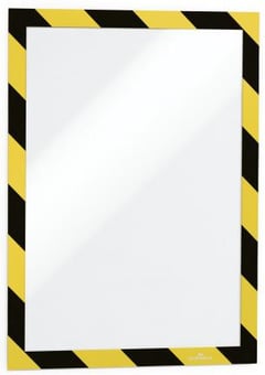 Picture of Durable Self-adhesive Infoframe Duraframe Security Yellow/White A4 - 236 x 323mm - Pack of 2 - [DL-4944130]