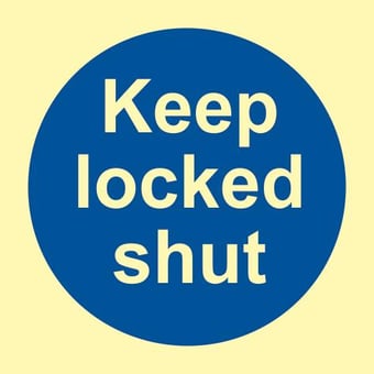 picture of Spectrum Keep Locked Shut – PHO 100 x 100mm – [SCXO-CI-17132]