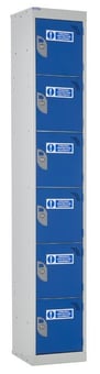picture of QMP PPE Locker - 6 Compartments - 1800H x 300W x 450D mm - [QM-LP1830456BXX]