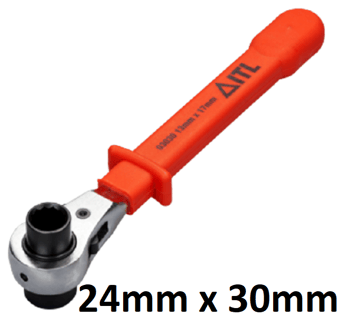 picture of ITL - Insulated Fixed Ratchet - 24mm x 30mm - [IT-03050]