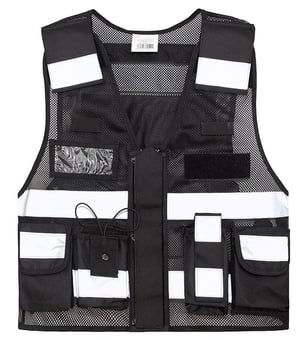 picture of Korntex Mesh Tactical Vest Sparta - Black - KTX-KXMTACBK