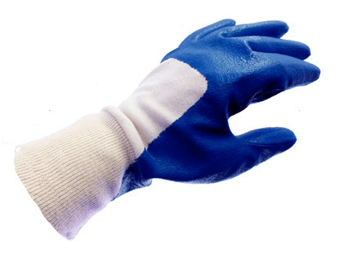 picture of Detectable Partially Coated Nitrile Gloves - DT-455-A101-T18-S106