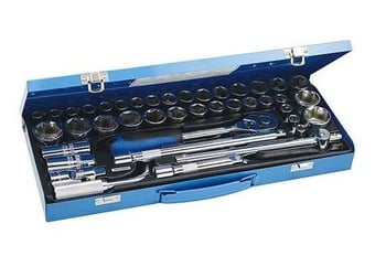 picture of 42 Piece Half Inch Drive Metric AF Socket Wrench Set - [SI-282384] - (DISC-R)
