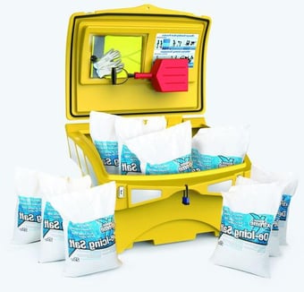 picture of Ultimate Grit Bin Kit With 10 Bags of De-Icing Salt - [SL-WINTER16]