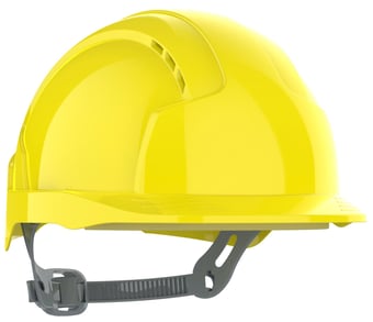 Picture of JSP EVOLite Safety Helmet Slip Ratchet Vented Yellow - [JS-AJB160-000-200]