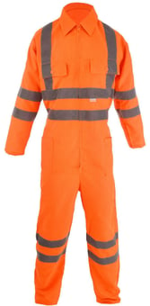 Picture of Antistatic Flame Resistant 160 Gram Coverall in Orange - BI-95 