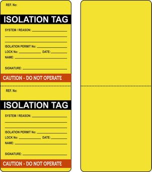 Picture of Isolation Tag (Pack of 10) - [SCXO-CI-TG0610]