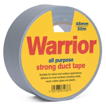 picture of Warrior Easytear Duct Tape - Silver - 48mm x 50m - [ULT-00424850SIWR]