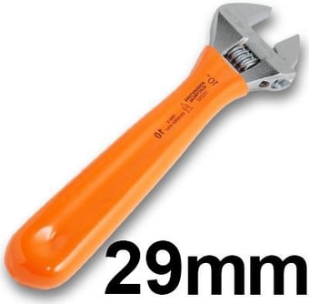 picture of Boddingtons - Premium Insulated Adjustable Spanner - 200mm - 29mm Opening - [BD-192200]