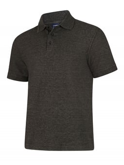 Picture of Uneek - Charcoal Grey Deluxe Poloshirt - 220gm- UN-UC108-CHA