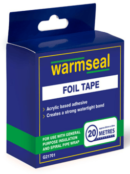 Picture of Warmseal Aluminium Foil Tape 50mm x 20m - [CI-G21701]