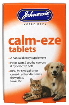 picture of Johnson's Calm-Eze Tablets For Dogs & Cats 36 Tablets x 6 - [CMW-JCEZE0]