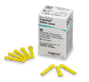 Picture of CoaguChek Softclix Lancets for CoaguChek Finger Pricker - Pack of 50 - [ML-W3707] - (LP)