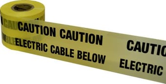 Picture of Spectrum Underground Tape 150mm x 365m Electric Cable Below - SCXO-CI-14070