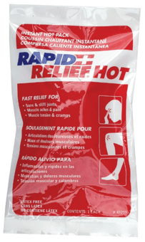 Picture of Rapid Relief Instant Hot Pack 5" x 9" - Large - [BE-RA43259]