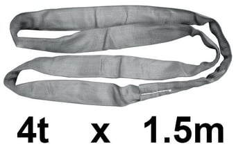 picture of LashKing - Polyester Round Sling - 4t WLL - 1.5m EWL - EN11492-2:2000 - [GT-PRS4T1.5M]