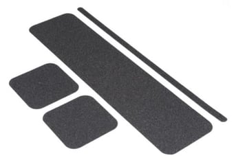 picture of Spectrum Black – Non Slip Floor Treads 19 x 609mm Pack of 50 - SCXO-CI-13645