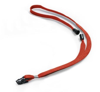 picture of Durable - Textile Necklace Lanyard 10 With Safety Release - Red - 10 x 440 mm - Pack of 10 - [DL-811903]