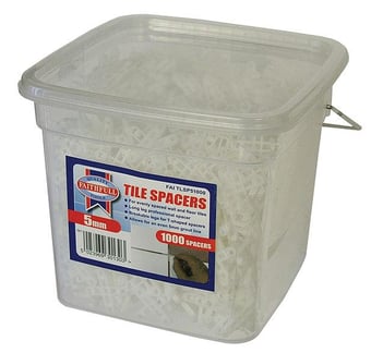 picture of Faithfull Tile Spacer Long Leg - 5mm - Tub of 1000 - [TB-FAITLSP51000]