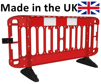 picture of Jsp Titan 2m Red Injection Moulded Road Traffic Barrier - [JS-KBA073-000-600]