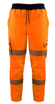 picture of FGX Hi Vis Stretch Regular Leg Orange Cargo Trouser - FU-TR748-0000-026