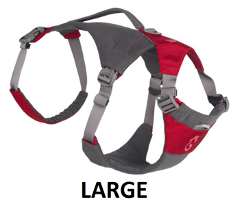 picture of Mountain Paws Dog Hiking Harness Large Red - [LMQ-80834]