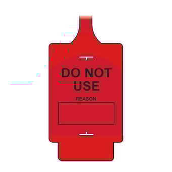 Picture of AssetTag Flex - Do not use 2 - Pack of 10 - Red - [CI-TGF0610R]